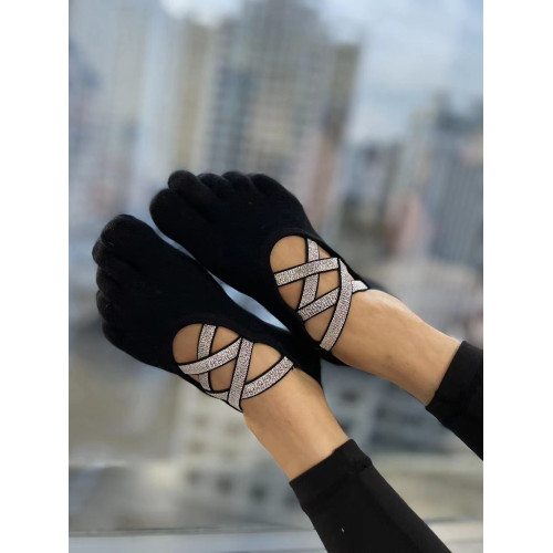 Anjali瑜珈襪運動健身防滑襪普拉提舞蹈訓練襪防滑五指襪 Anjali瑜珈襪運動健身防滑襪普拉提舞蹈訓練襪防滑五指襪