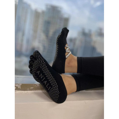 Anjali瑜珈襪運動健身防滑襪普拉提舞蹈訓練襪防滑五指襪 Anjali瑜珈襪運動健身防滑襪普拉提舞蹈訓練襪防滑五指襪