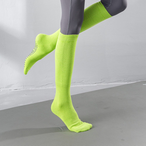 瑜珈襪子專業瑜珈襪中筒長筒春秋冬季防滑室內專用普拉提空中高筒