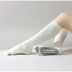 【Fivetoes】新款長款專業五趾防滑襪瑜珈普拉提舞蹈襪連體襪女