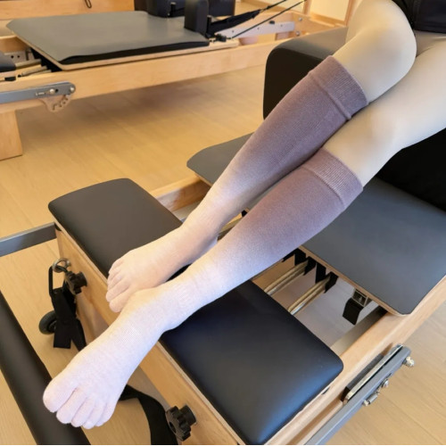 【Fivetoes原創】新款長款五趾防滑襪瑜珈普拉提舞蹈襪連體襪女