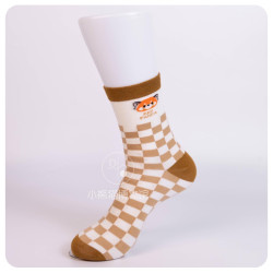 小熊貓博物館｜原創中筒棉襪子透氣卡通男女同款可愛秋冬保暖舒適