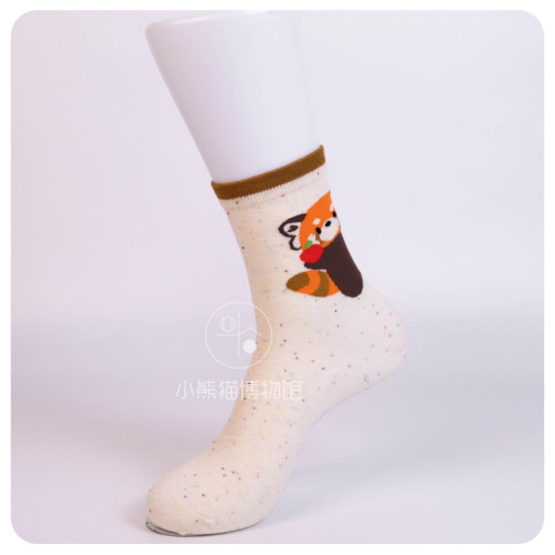 小熊貓博物館|原創中筒棉襪子透氣卡通男女同款可愛秋冬保暖舒適 小熊貓博物館|原創中筒棉襪子透氣卡通男女同款可愛秋冬保暖舒適