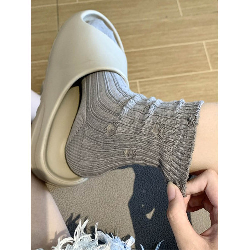 破洞襪子女 春夏款男女情侶中筒襪網紅個性乞丐襪時尚ins潮堆堆襪 破洞襪子女 春夏款男女情侶中筒襪網紅個性乞丐襪時尚ins潮堆堆襪