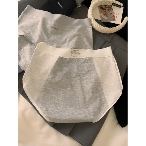 簡約月經生理期女士內褲女2025新款純棉抗菌中腰透氣防側漏三角褲 簡約月經生理期女士內褲女2025新款純棉抗菌中腰透氣防側漏三角褲