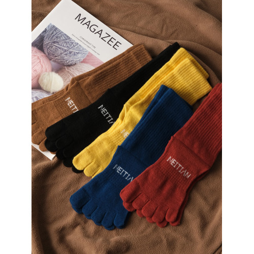 內田羊毛襪五指襪女中筒秋冬厚款保暖分腳趾女襪高腰高筒無縫襪 內田羊毛襪五指襪女中筒秋冬厚款保暖分腳趾女襪高腰高筒無縫襪