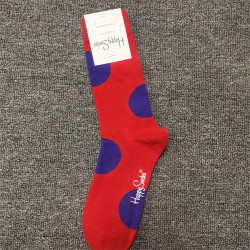 新品Happy socks超襪子女春秋ins時尚潮襪滑板運動網紅中筒襪襪子