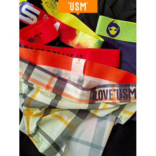 USM新品200支男士內褲三角褲 吸溼透氣速乾高彈 健身運動高級內褲 USM新品200支男士內褲三角褲 吸溼透氣速乾高彈 健身運動高級內褲