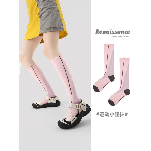 Renaissance壓力運動小腿襪子女春夏跑步透氣吸汗戶外健身徒步襪 Renaissance壓力運動小腿襪子女春夏跑步透氣吸汗戶外健身徒步襪