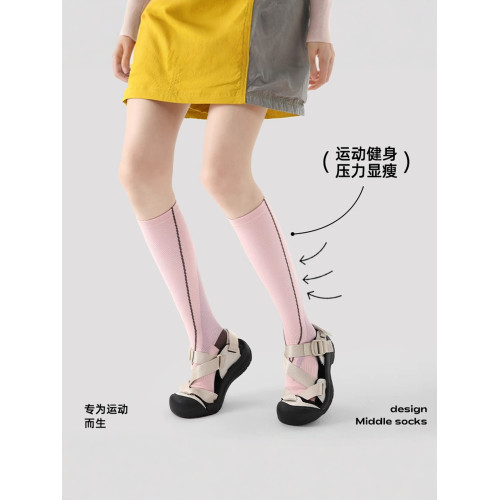 Renaissance壓力運動小腿襪子女春夏跑步透氣吸汗戶外健身徒步襪 Renaissance壓力運動小腿襪子女春夏跑步透氣吸汗戶外健身徒步襪