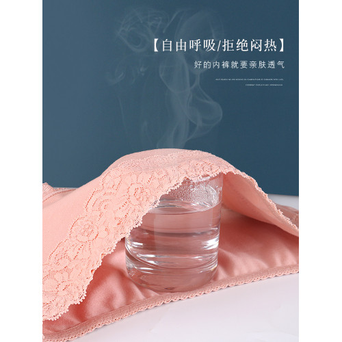 內褲女士2025新款純棉中腰100%全棉襠抗菌透氣大碼女式三角短褲