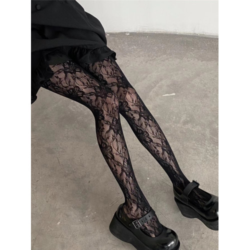 BON 春夏小衆彩色連褲襪盛開的鮮花純色蕾絲網襪甜酷辣妹絲襪 BON 春夏小衆彩色連褲襪盛開的鮮花純色蕾絲網襪甜酷辣妹絲襪