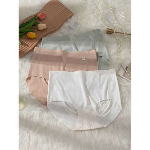 大碼無痕內褲女胖mm200斤冰絲中高腰收腹提臀包臀透氣薄款三角褲 大碼無痕內褲女胖mm200斤冰絲中高腰收腹提臀包臀透氣薄款三角褲