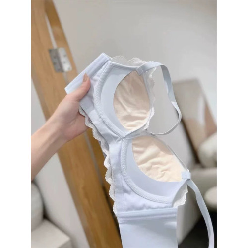 調整型內衣女上托防下垂聚攏性感蕾絲透氣無鋼圈收副乳文胸罩短襪