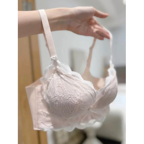 調整型內衣女上托防下垂聚攏性感蕾絲透氣無鋼圈收副乳文胸罩短襪