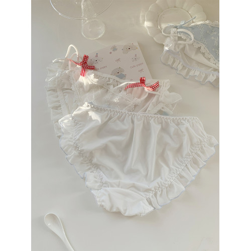 森日和葉甜美風純欲鏤空細帶內褲女2025新款清新高顔值女士三角褲 森日和葉甜美風純欲鏤空細帶內褲女2025新款清新高顔值女士三角褲