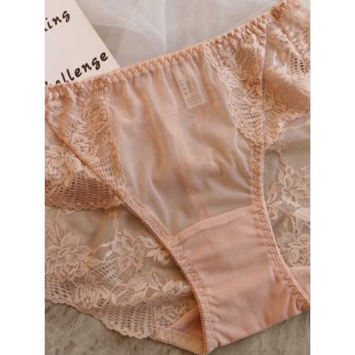 夏薄款網紗蕾絲透明女士內褲性感無痕透氣新款棉襠大碼胖mm三角褲 夏薄款網紗蕾絲透明女士內褲性感無痕透氣新款棉襠大碼胖mm三角褲