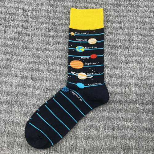 happy襪子瑞典潮牌男士多巴胺鯊魚襪子ins潮街頭純棉大碼中長筒襪 happy襪子瑞典潮牌男士多巴胺鯊魚襪子ins潮街頭純棉大碼中長筒襪