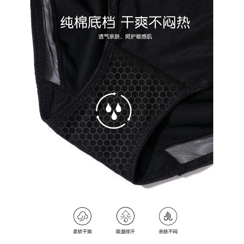 【3條裝】內褲女2025新款性感超薄蕾絲三角褲包臀無痕女士底褲 【3條裝】內褲女2025新款性感超薄蕾絲三角褲包臀無痕女士底褲