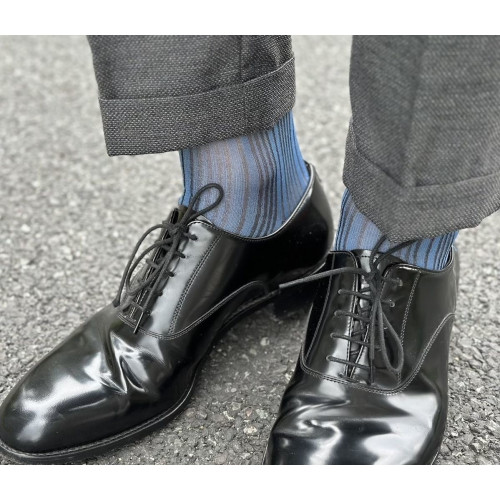 2雙裝男士絲襪撞色條紋男士透薄性感復古中筒錦綸絲襪商務紳士 2雙裝男士絲襪撞色條紋男士透薄性感復古中筒錦綸絲襪商務紳士