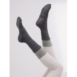 秋冬瑜珈襪普拉提襪子防滑襪專業女中筒襪室內五指襪運動襪健身襪