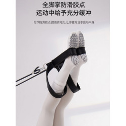 2025新款雙層中長筒瑜珈襪防滑專業女普拉提襪子運動健身毛圈減震