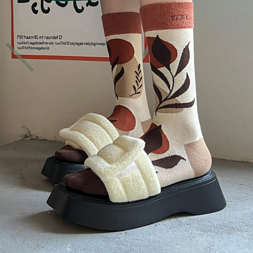 5雙/女生長襪防臭文藝純棉中筒學生襪秋季外穿潮ins彩色街頭高腰 5雙/女生長襪防臭文藝純棉中筒學生襪秋季外穿潮ins彩色街頭高腰