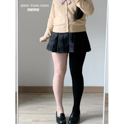 周胖胖呀微胖大碼胖mm200斤厚黑色純棉外穿打底連褲襪秋冬季保暖 周胖胖呀微胖大碼胖mm200斤厚黑色純棉外穿打底連褲襪秋冬季保暖