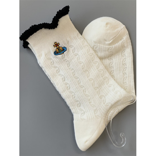 日式土星刺綉文藝小衆春秋夏女士浮雕花卉蝴蝶結花邊甜美中筒襪子 日式土星刺綉文藝小衆春秋夏女士浮雕花卉蝴蝶結花邊甜美中筒襪子