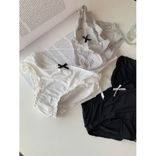 馨幫幫Bra 冰絲涼感內褲女夏舒適透氣吸溼抑菌三角褲花邊甜美底褲