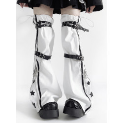 星星大腿腿套 口袋貓Lolita原創亞文化辣妹腿套襪套