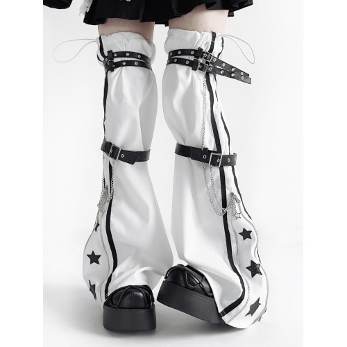 星星大腿腿套 口袋貓Lolita原創亞文化辣妹腿套襪套 星星大腿腿套 口袋貓Lolita原創亞文化辣妹腿套襪套