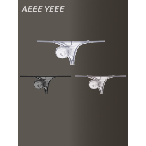 男士內褲冰絲單丁褲單層彈力絲滑丁字褲激凸無痕性感細帶貼身T褲 男士內褲冰絲單丁褲單層彈力絲滑丁字褲激凸無痕性感細帶貼身T褲