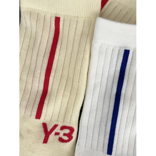 2雙裝日系潮牌Y-3聯名設計條紋襪子精梳棉運動襪耀司yohji yamamo 2雙裝日系潮牌Y-3聯名設計條紋襪子精梳棉運動襪耀司yohji yamamo