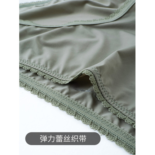 2025新款冰絲內褲女簡約速乾聚乳酸抑菌底檔純色女士中低腰三角褲