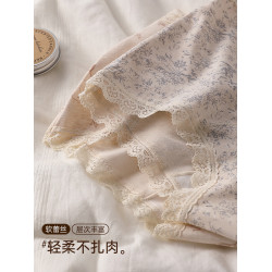 貓人純棉內褲女款2025新款無痕全棉抗菌襠不夾臀女生平角三角短褲