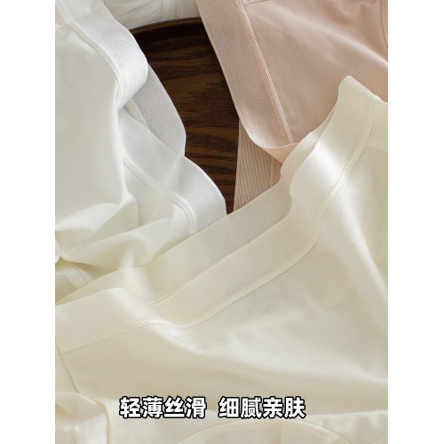 100%桑蠶絲內褲女2025新款真絲7A抑菌夏季薄款無痕莫代爾三角褲