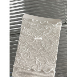 甯小益蕾絲大花邊襪子女春季少女中筒襪日系jk堆堆襪蕾絲花邊棉襪