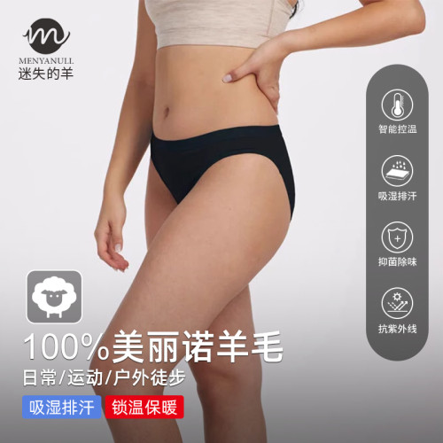 迷失的羊美利奴羊毛三角內褲抗菌速乾防臭美麗諾透氣戶外登山內衣 迷失的羊美利奴羊毛三角內褲抗菌速乾防臭美麗諾透氣戶外登山內衣