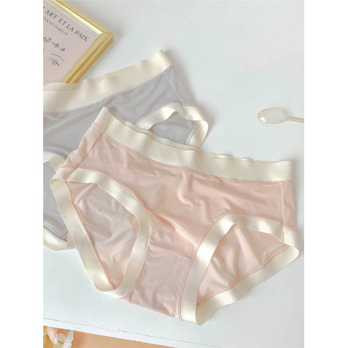 神仙面膜褲!女士冰絲三角褲2025新款內褲女夏季薄款透氣裸感無痕 神仙面膜褲!女士冰絲三角褲2025新款內褲女夏季薄款透氣裸感無痕