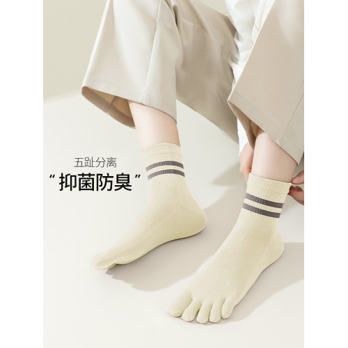 恒源祥五指襪子女中筒純棉秋冬季抗菌防臭短襪子潮夏季薄款長筒襪 恒源祥五指襪子女中筒純棉秋冬季抗菌防臭短襪子潮夏季薄款長筒襪