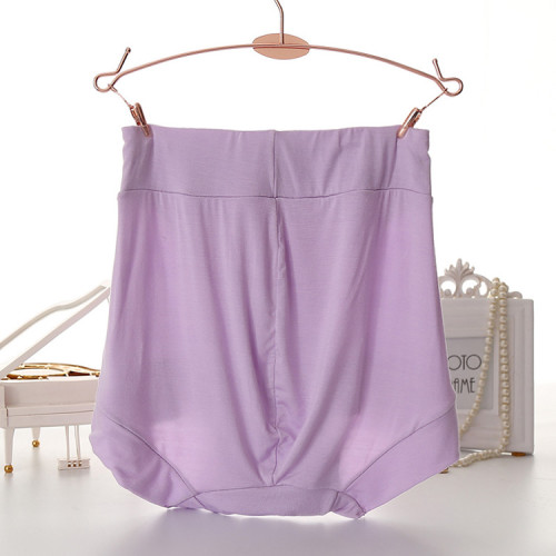 日本大碼女士高腰平角莫代爾棉夏季無痕收腹內褲舒適柔軟媽媽 日本大碼女士高腰平角莫代爾棉夏季無痕收腹內褲舒適柔軟媽媽