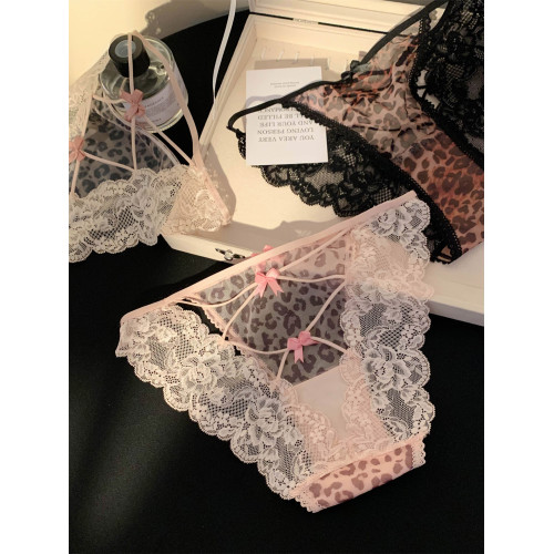 荷爾矇殺手~女生性感豹紋鏤空純欲蕾絲高開叉女士內褲女2026新款 荷爾矇殺手~女生性感豹紋鏤空純欲蕾絲高開叉女士內褲女2026新款