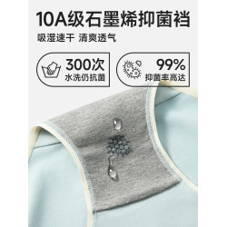 南極人內褲女士純棉抗菌2025新款少女生全棉夏季薄款大碼三角短褲