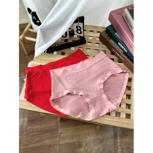 3條裝 莫代爾中高腰內褲純色簡約親膚輕薄抗菌抑菌大碼女士三角褲 3條裝 莫代爾中高腰內褲純色簡約親膚輕薄抗菌抑菌大碼女士三角褲