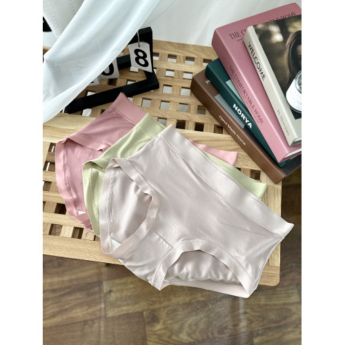 3條裝 莫代爾中高腰內褲純色簡約親膚輕薄抗菌抑菌大碼女士三角褲 3條裝 莫代爾中高腰內褲純色簡約親膚輕薄抗菌抑菌大碼女士三角褲