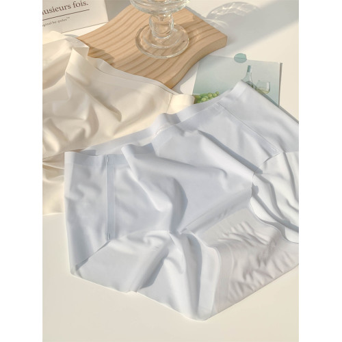 大碼無痕女士冰絲面膜內褲女生200斤胖mm2025新款性感勾人三角褲