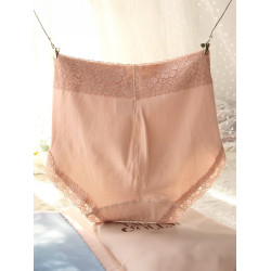 4條全棉高腰內褲女純棉收腹提臀無痕性感透氣大碼包臀女士短褲頭