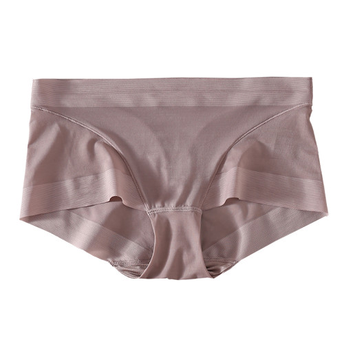 無痕包臀真絲內褲 桑蠶絲襠部舒適平角褲 中腰透氣收腹提臀三角褲 無痕包臀真絲內褲 桑蠶絲襠部舒適平角褲 中腰透氣收腹提臀三角褲