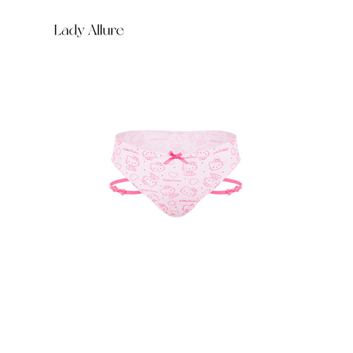 「LA」Kiki·A妹 | MIMI系列*動漫貓咪印花蝴蝶結絲滑女俏皮內褲